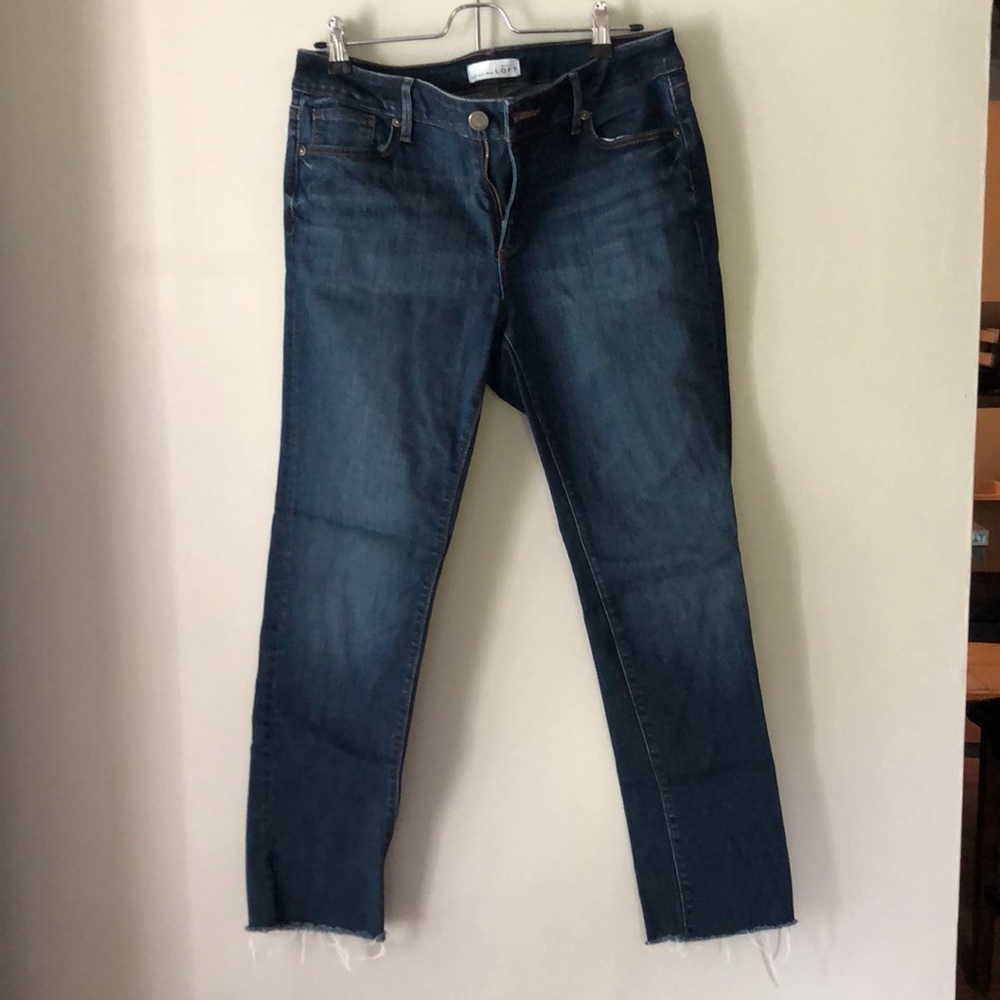 Loft Curvy Straight Jeans